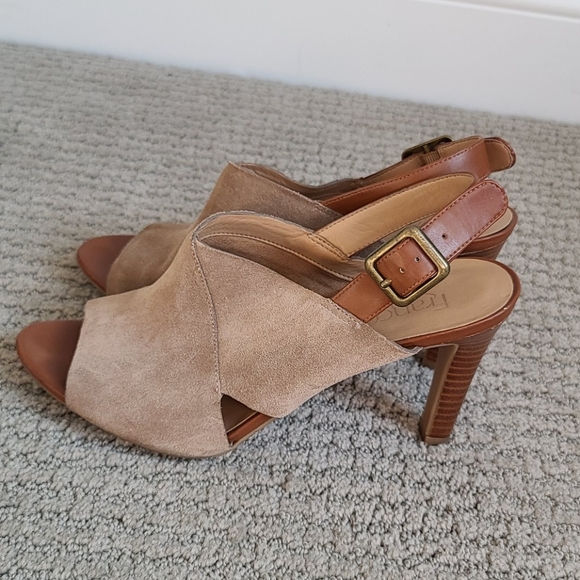 Franco Sarto open toe sandal pump - Picture 2 of 6